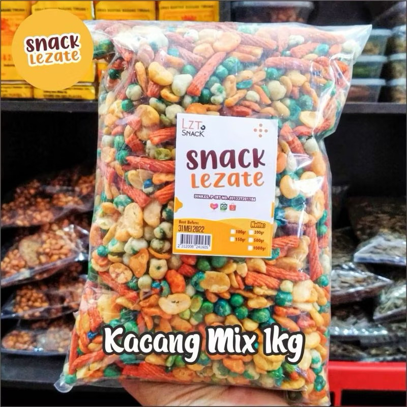 

(Berat 1 kg) KACANG CAMPUR / KACANG MIX / KACANG CAMPUR JAIPONG / KACANG 1 kg