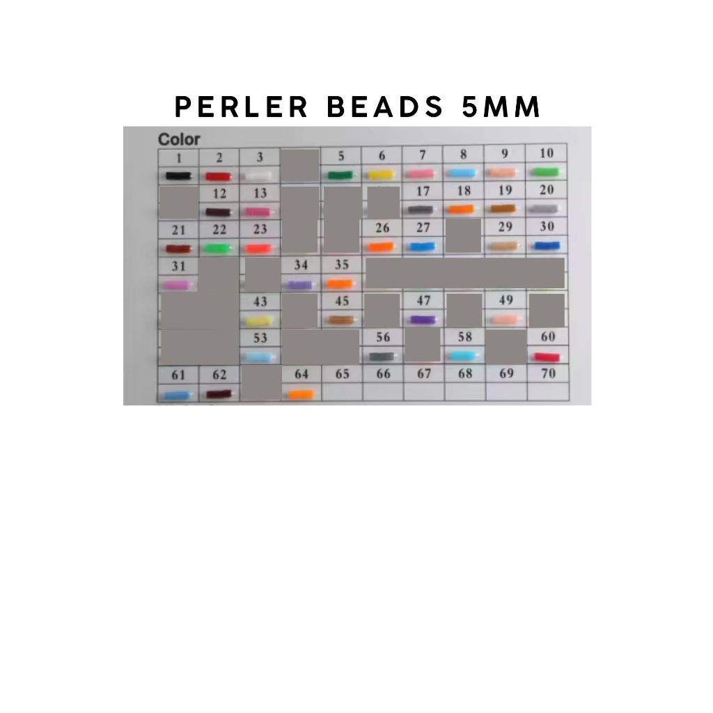 Perler Beads / Hama Beads Refill 5mm