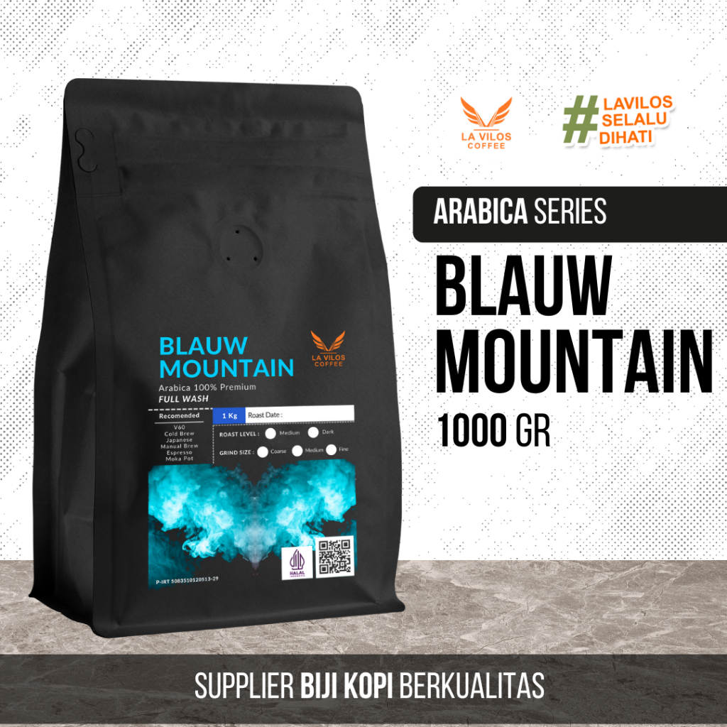 

LA VILOS - Blauw Mountain Arabica Coffee / Kopi Arabika Gunung Blauw - 1kg