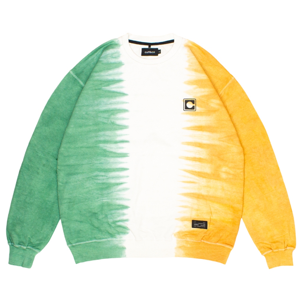 Cuffrise - Logo Multicolor Sweater Crewneck Tie Dye | Sweater Crewneck Tie Dye Unisex Pria Dan Wanit