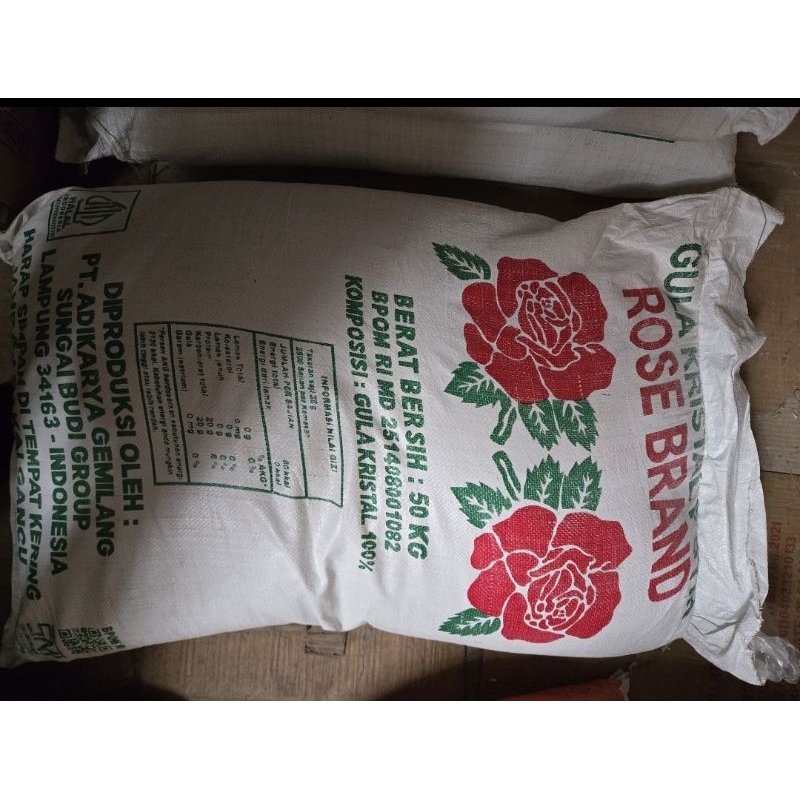 

gula pasir rosebrand isi 50kg