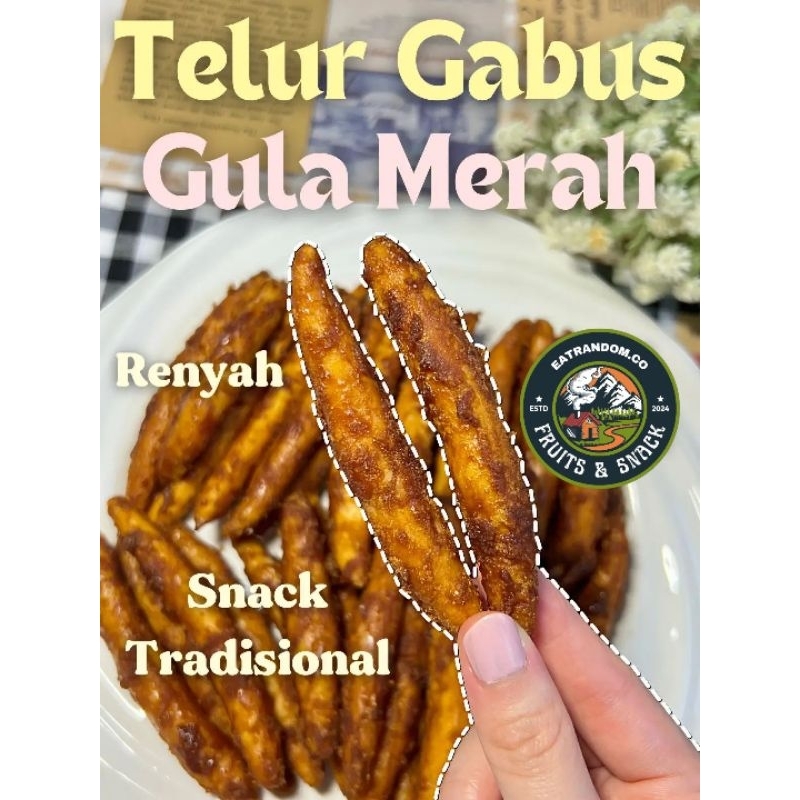 

telur gabus manis gula merah 250 gram