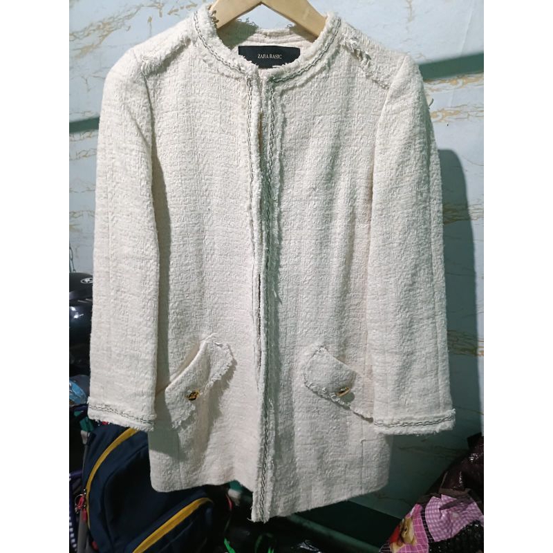 ZARA tweed blazer