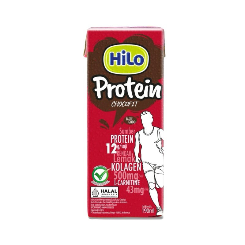 

Hilo Protein Chocofit UHT - Susu Tinggi Protein dengan Collagen Rasa Cokelat