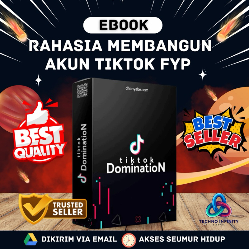 ECOURSE TIKTOK DOMINATION - Rahasia Membangun Akun Tiktok FYP