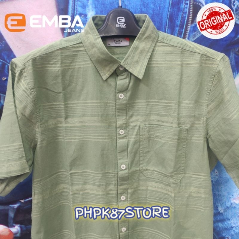 Kemeja pendek koko emba,baju muslim pria original