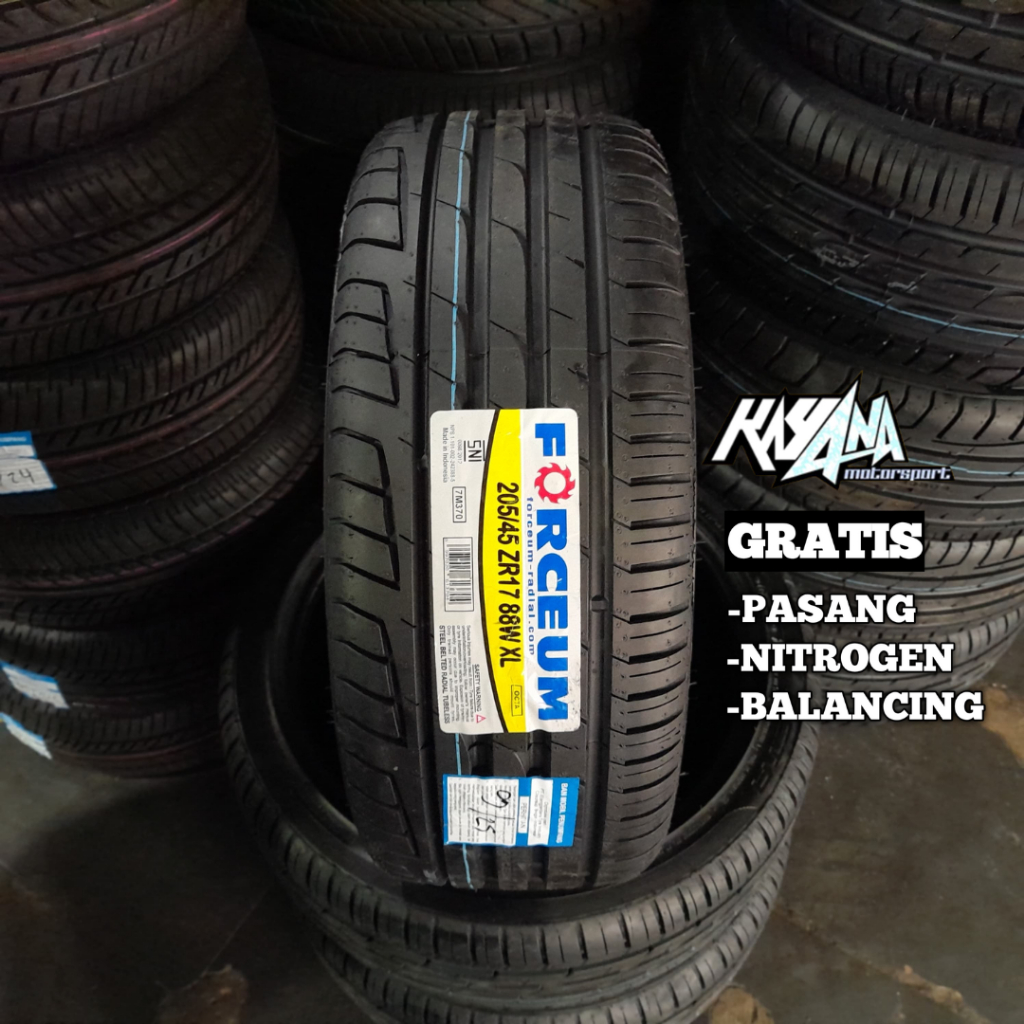 Ban Ukuran 205/45 R17 Forceum Octa Ban Mobil Tubles Radial 205 45 R17