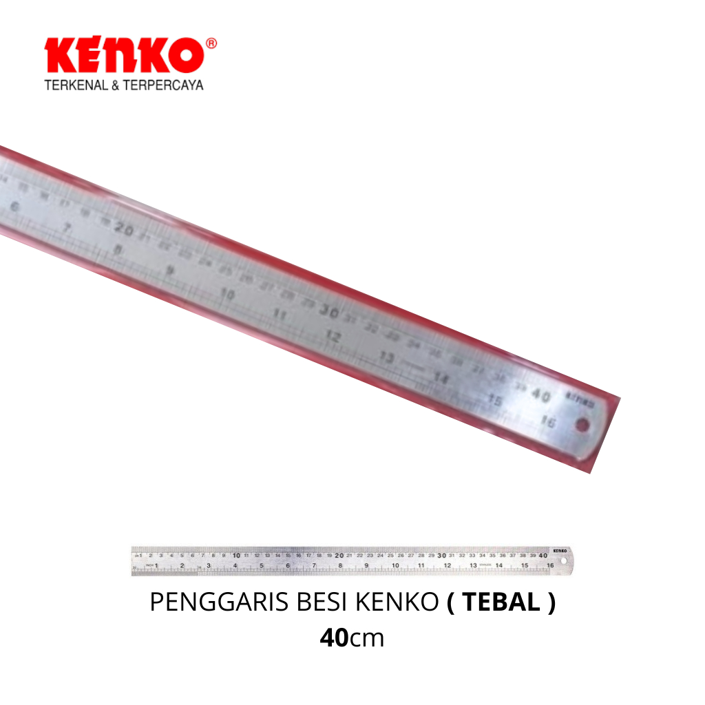 

Penggaris Besi Tebal Kenko 40CM