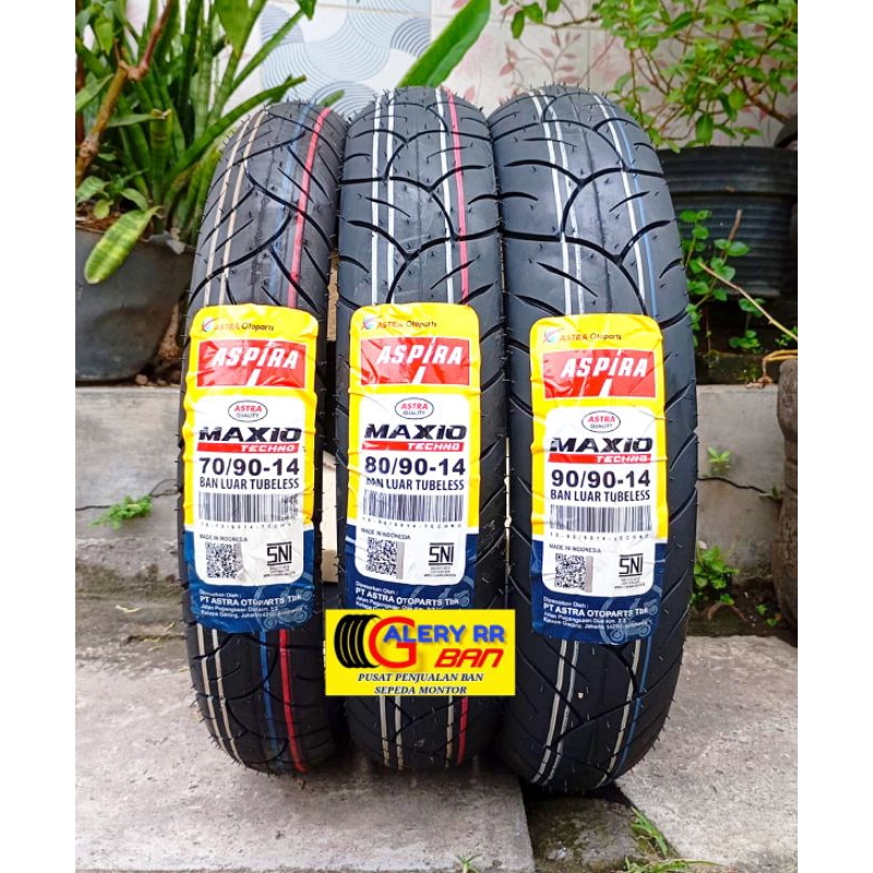 Ban Matic Tubeless Aspira 70/90-14 ban 80/90-14 ban 90/90-14 ban metic aspira maxio techno 90/90-14 