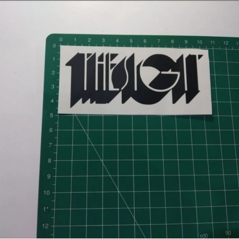 

stiker cutting the sigit