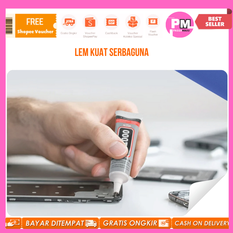 

BAO SHUN DA Lem Kuat Serbaguna Power Glue Strong Adhesive 15ml / Lem kuat / Lem segala jenis bahan