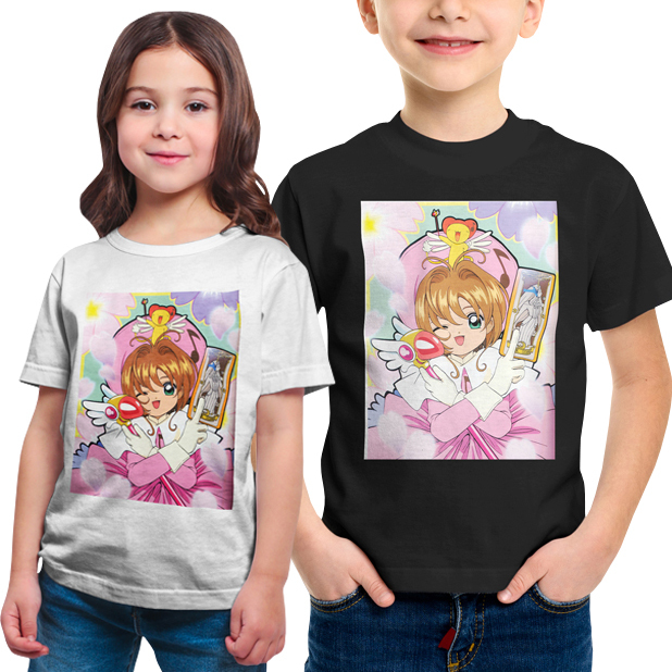 Kaos Cardcaptor Sakura Tshirt Anak Umur 2 s/d 12 Tahun