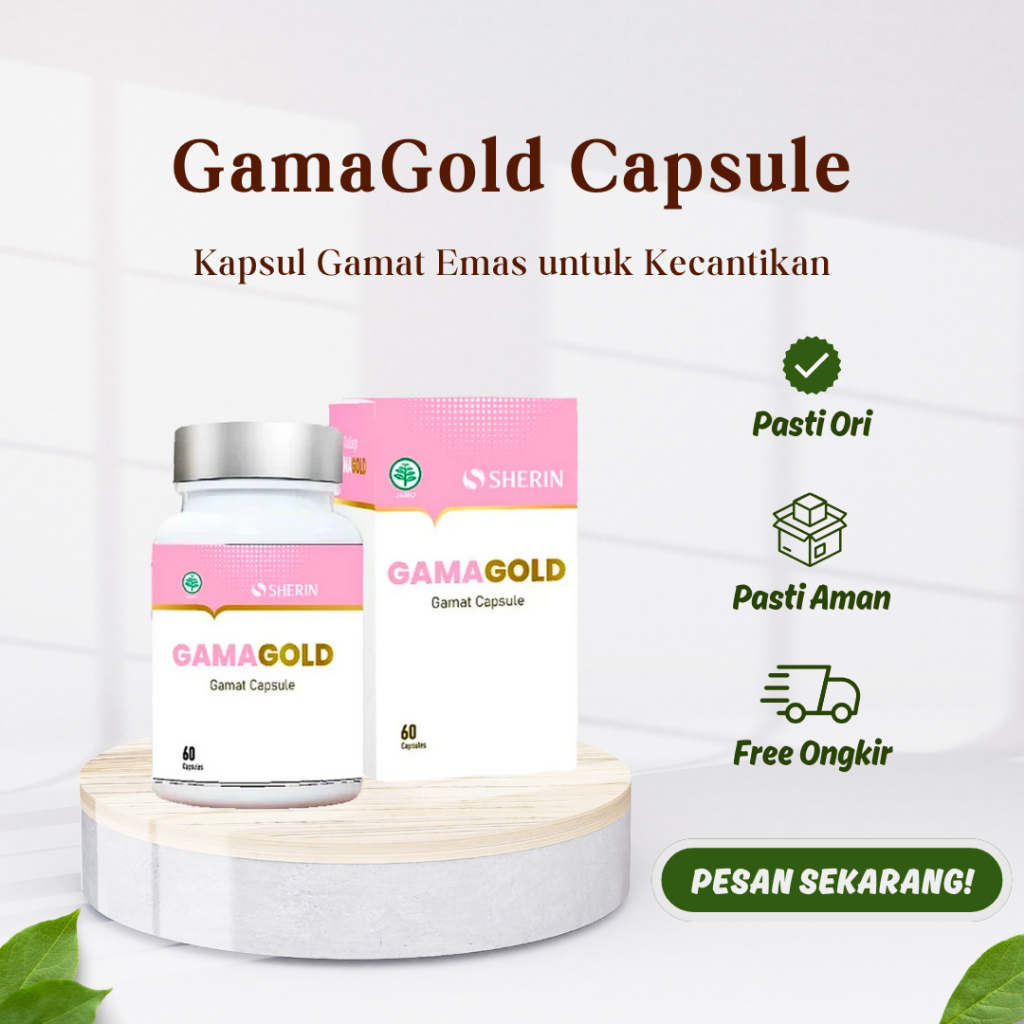 GamaGold 60 Capsules - Kapsul Kolagen Gamat Emas Kecantikan