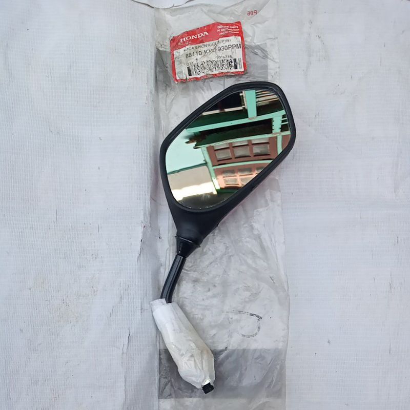 SPION KANAN PINK HONDA VARIO BEAT KARBU ORIGINAL AHM