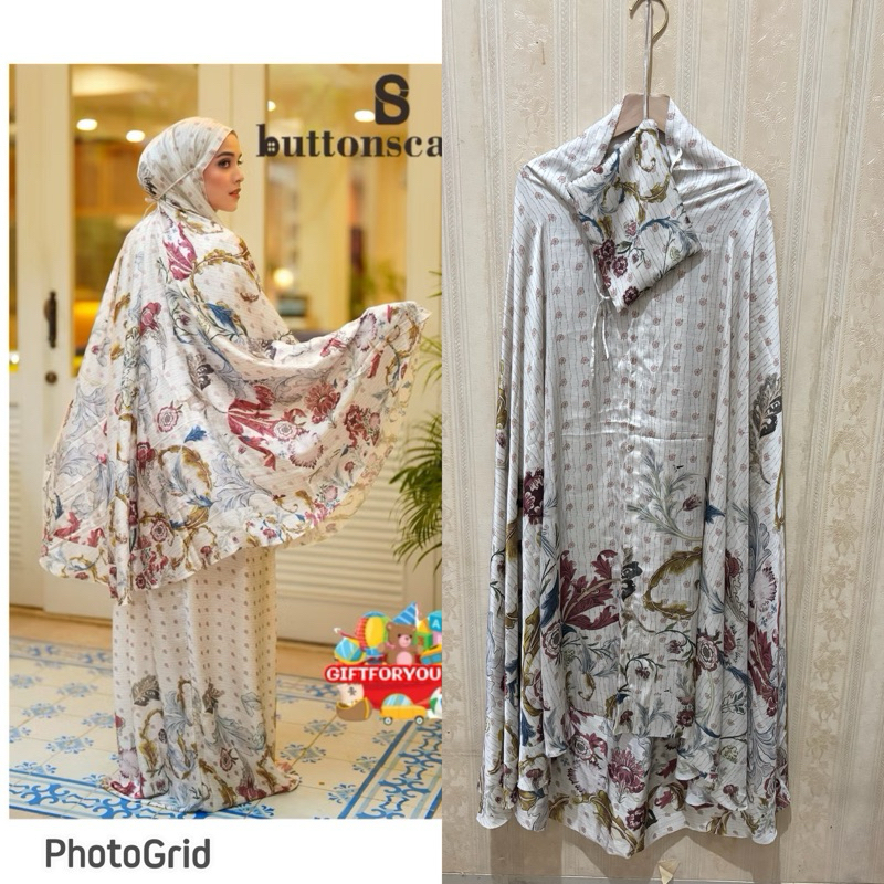 preloved mukena buttonscarves prayer robe the royale series like new original