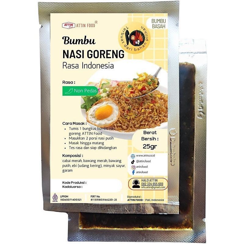 

Bumbu Nasi Goreng + Ebi 250gr by ATTIN FOOD