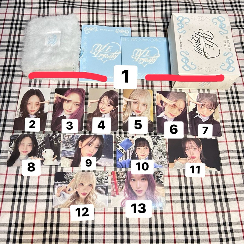 [READY STOCK] PC PHOTOCARD IVE YUJIN LIZ WONYOUNG GAEUL REI LEESEO AHN JANG ALBUM POB DIGIPACK MD EM