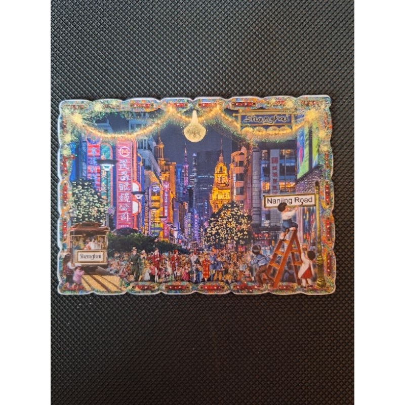 

kartu pls tausenschon glitter china/china glitter postcard
