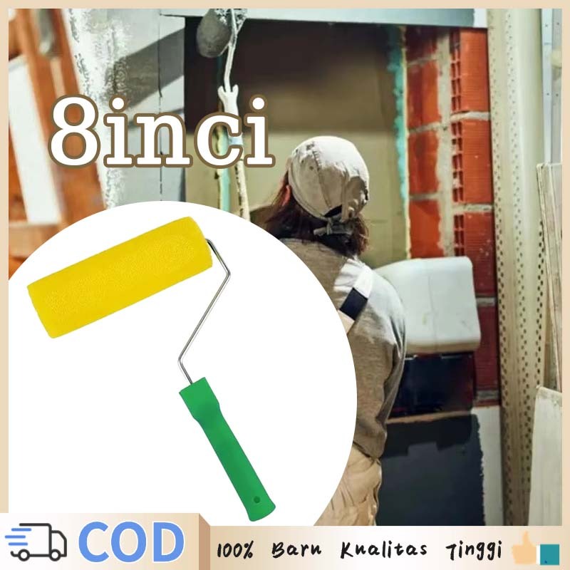 Rol Cat Tekstur 8inch Rol Cat Motif Dinding Roller Cat Dinding Cat Roller Dinding