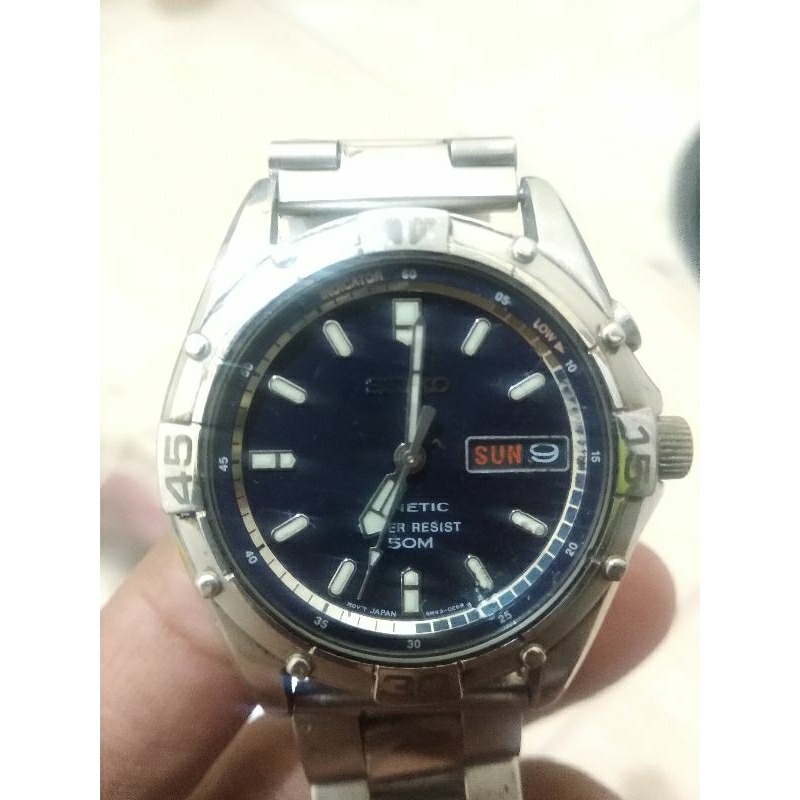 Jam tangan Seiko Kinetic original