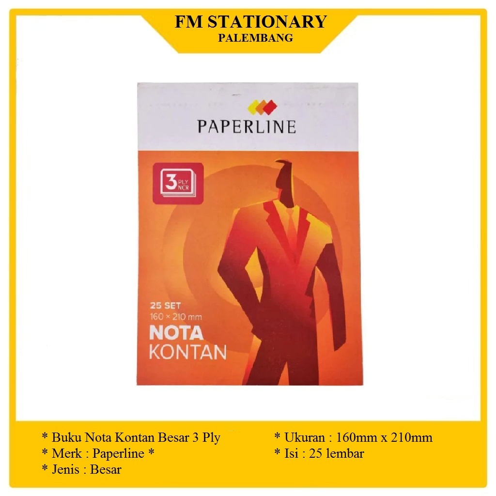 

Nota kontan paperline 3 ply / pcs