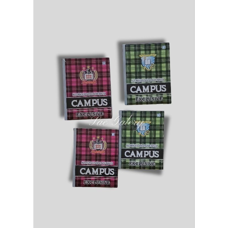 

(Gratis ongkir) Buku Tulis campus eksklusif Isi 38/58 Lembar 1 Pak Isi 10 buku//Buku Tulis Sekolah Seukuran Sidu.