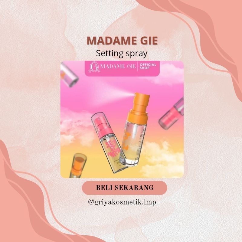 madame gie setting spray 50 ml