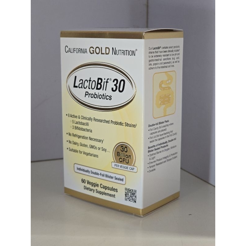 Lactobif 30 Billion, 60 kapsul nabati