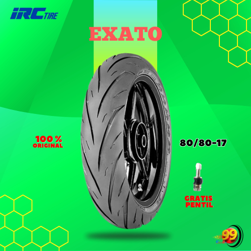 Ban Tubles Motor Bebek IRC EXATO NR88 80/80 Ring 17