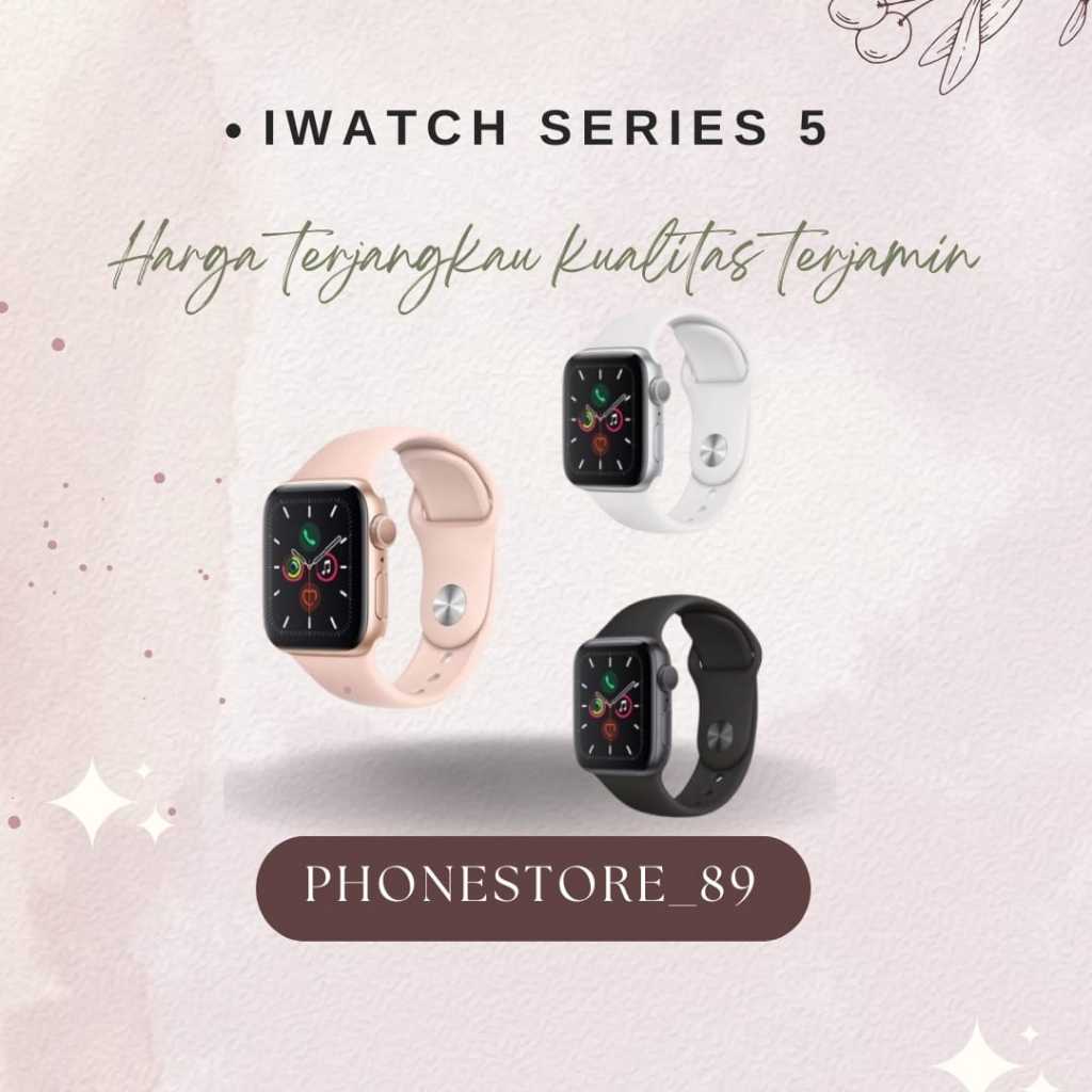 Apple Watch/iwatch Series 5 40MM/44MM S5 Second Original 100% Fullset Bergaransi EX internasional