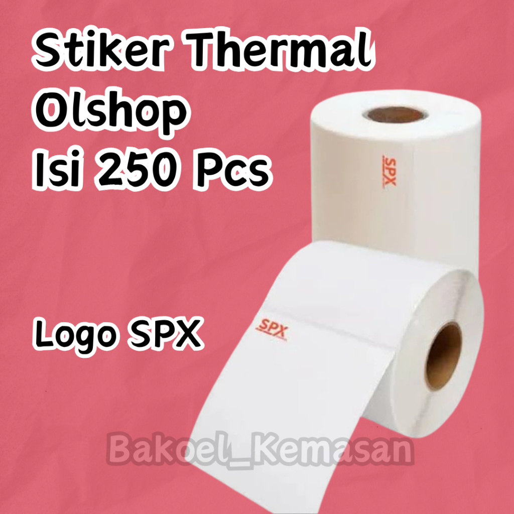 

Label Sticker Thermal Roll SPX 100x120 mm / Stiker Printer Olshop Murah