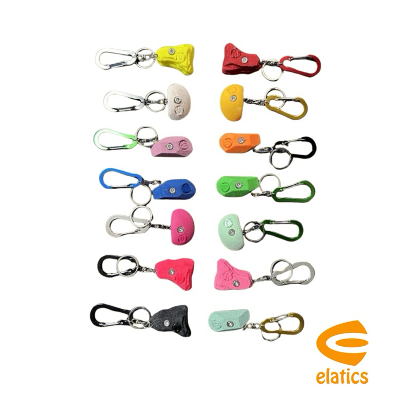 ELATICS Keychain Climbing Holds Miniature