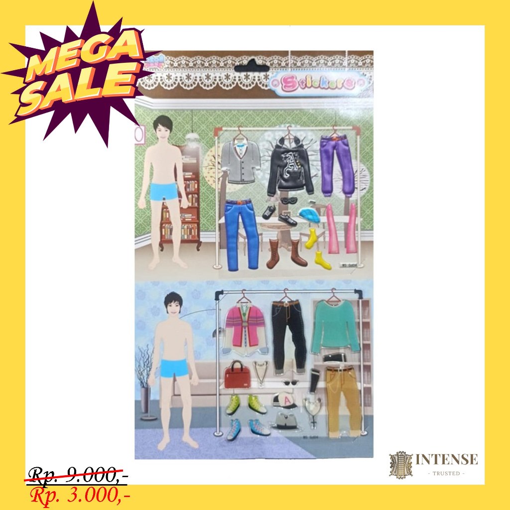 

STIKER MIX N MATCH DRESS UP TO YOUR LIKE (8002800170)