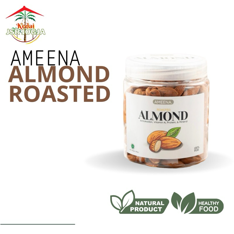 

[ TOPLES ] Almond Roasted 300GR | Almond Panggang Ameena Premium Quality