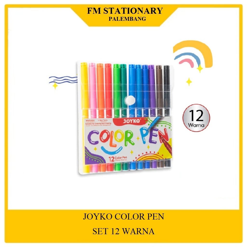 

SPIDOL WARNA MERK JOYKO (12 dan 24WARNA)