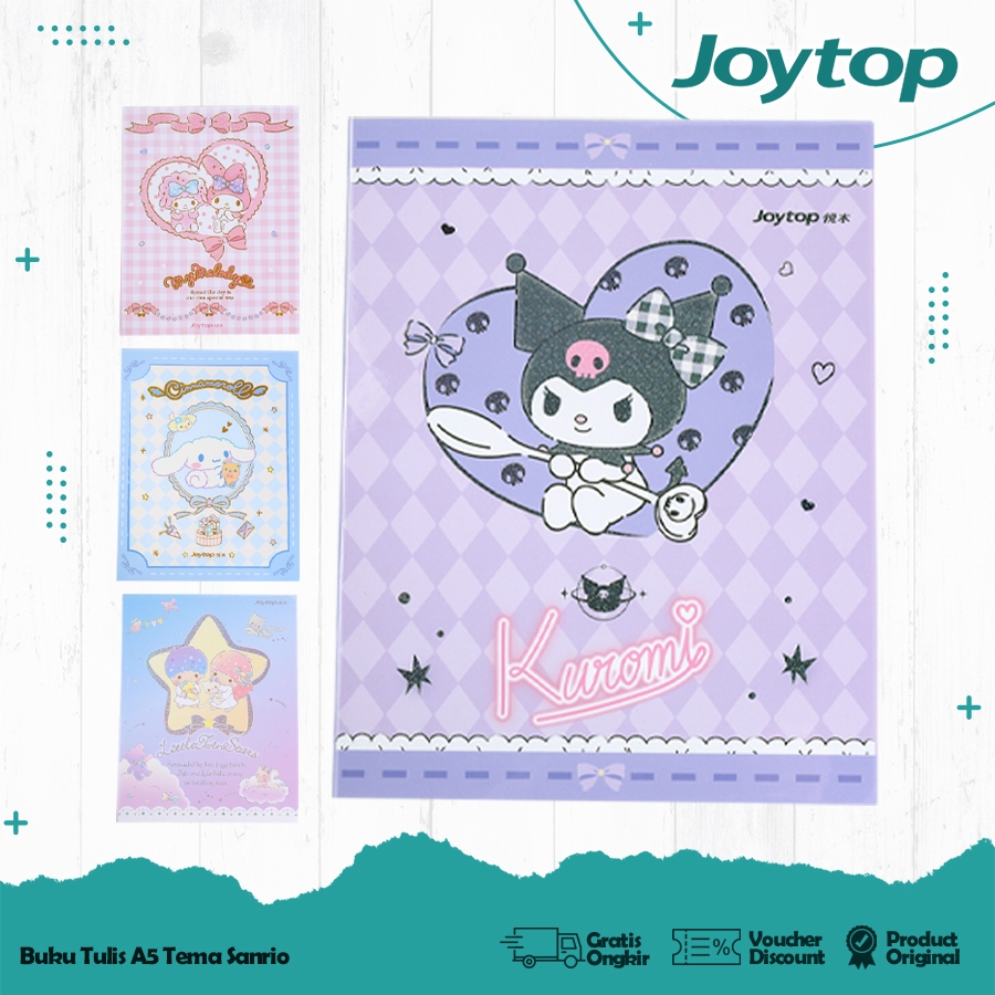 

JOYTOP Buku Sampul Plastik B5 Sanrio High Quality