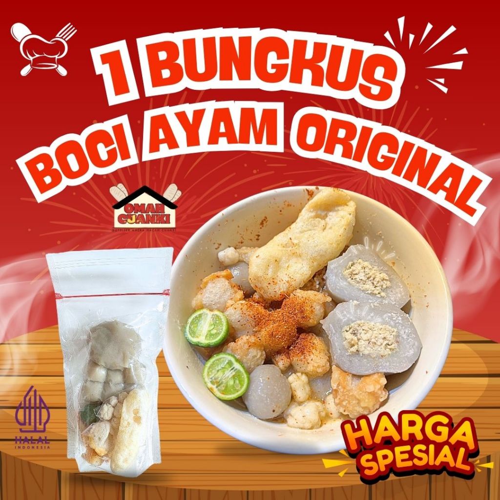

1 BUNGKUS BOCI AYAM SUWIR ORIGINAL KUAH KALDU - HOTPOT INSTAN