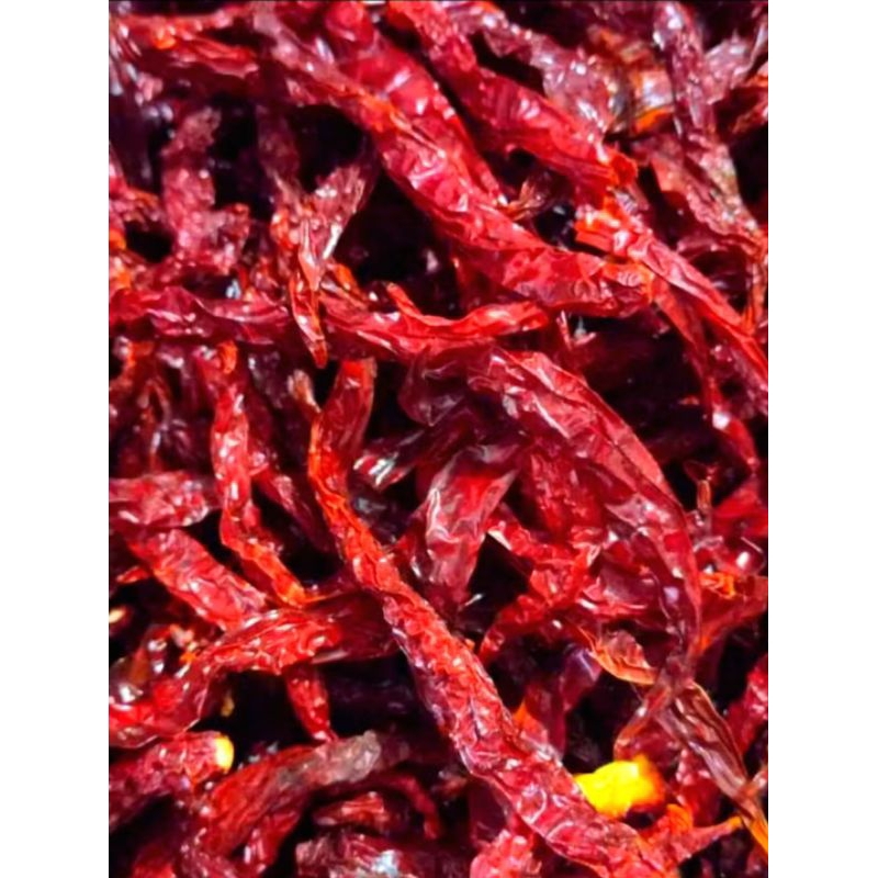 

1 kg cabe teja Cabe kriting merah super pedas ada tangkai