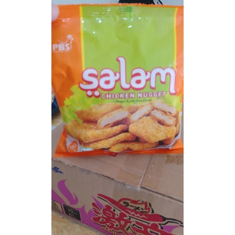 

chicken nugget salam