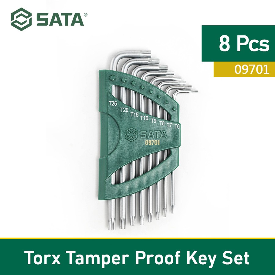 SATA - Sata Tools Kunci Bintang Torx Set8 pcs 09701