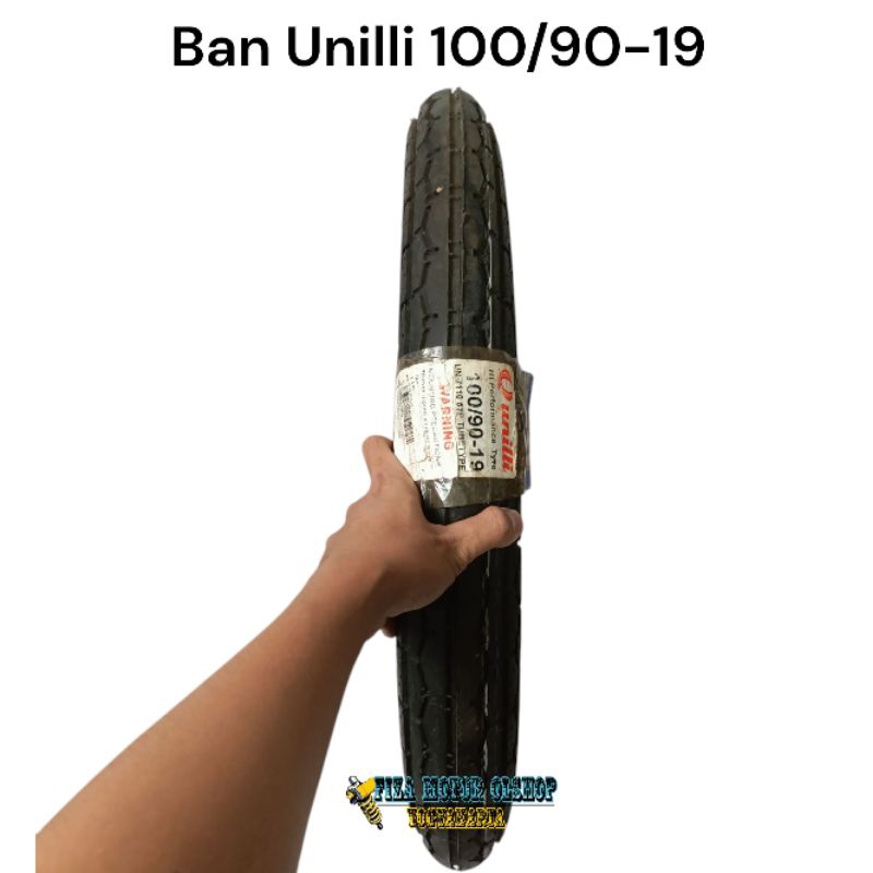 Ban Unilli 100/90-19 Ban 100/90 ring 19 Ban Harley Davidson Japstyle Motor Klasik