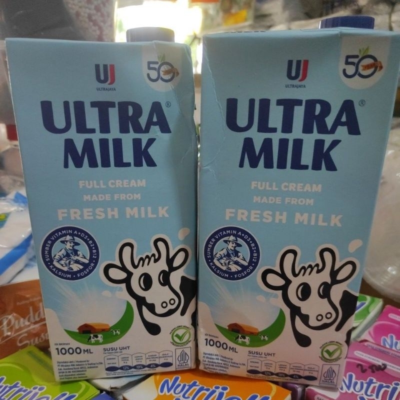 Susu Ultra milk 1000gram susu cair ultra