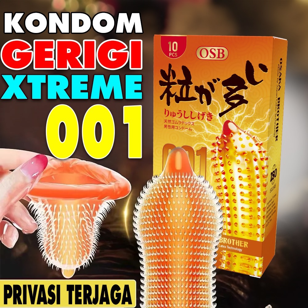 Kondom Duri Bergerigi 001 Kualitas Premium - Condom Dotted Rubbed 001 - Privasi Terjaga