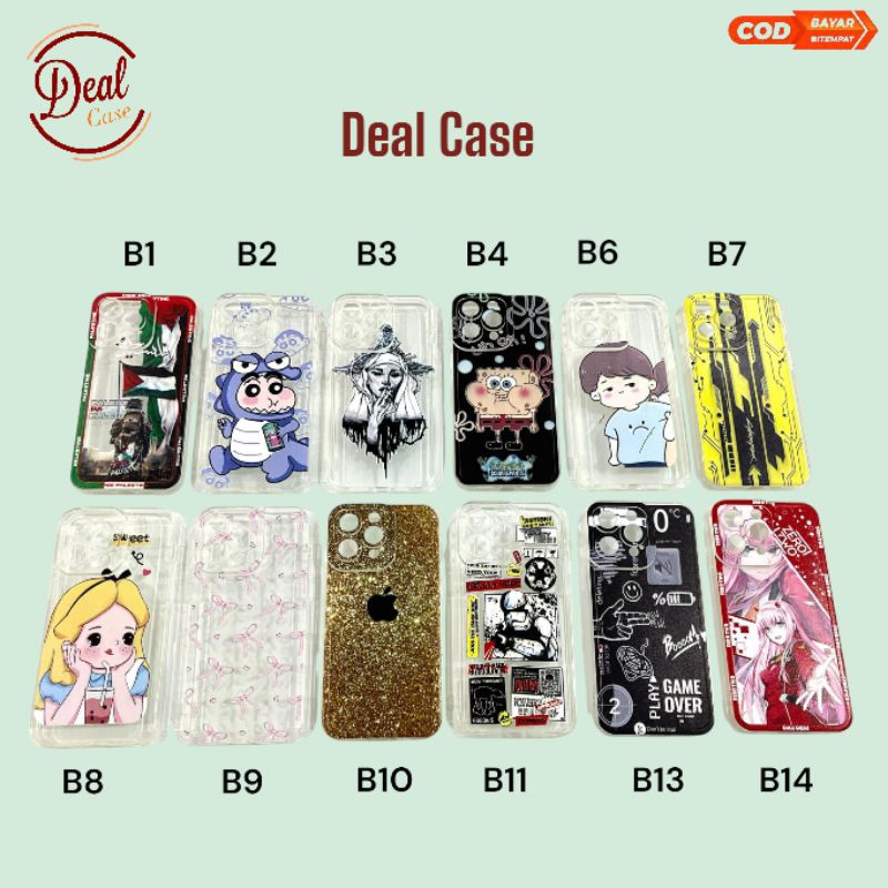 Case Hp Tipe IPHONE 14 PRO MAX / Clear Case / Case Bening / Clear Case Gambar / Case 2D / Case Polos