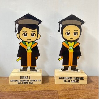 Piala Wisuda Akrilik Piala Ucapan Hadiah Kelulusan