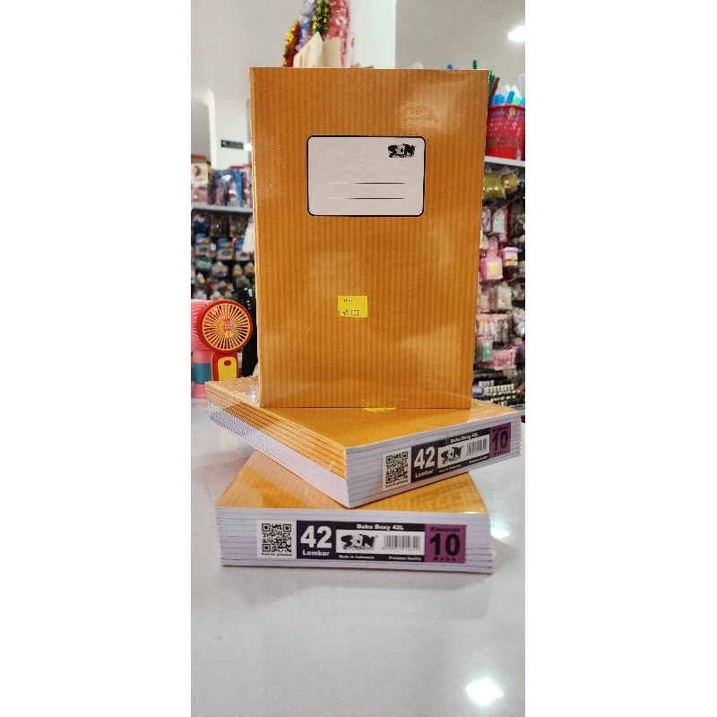 

BUKU TULIS SON KWARTO/BOXY/CAMPUS/BATIK ISI 38/42 LEMBAR polos dan motif