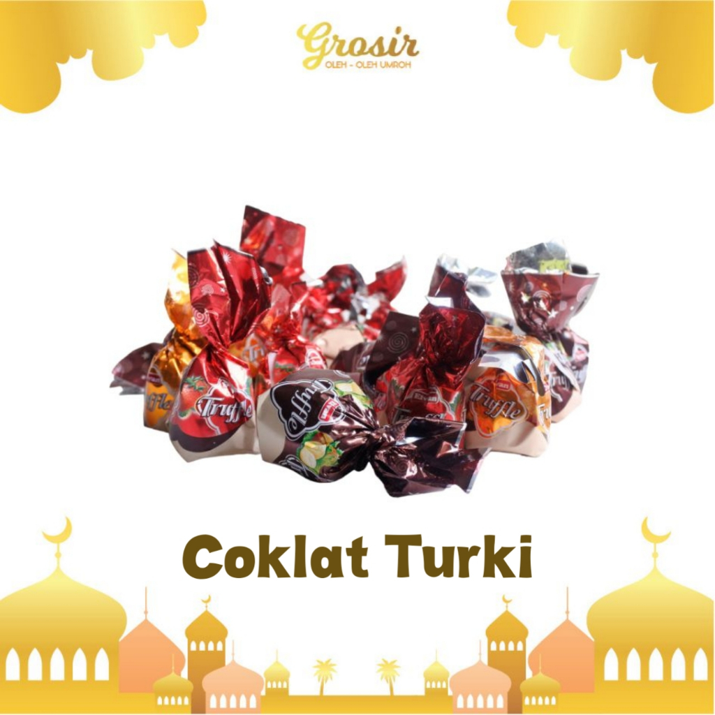 

Coklat Turki Mix - Coklat Arab - Oleh2 haji&umroh Bisa Pergram/Per 1kg