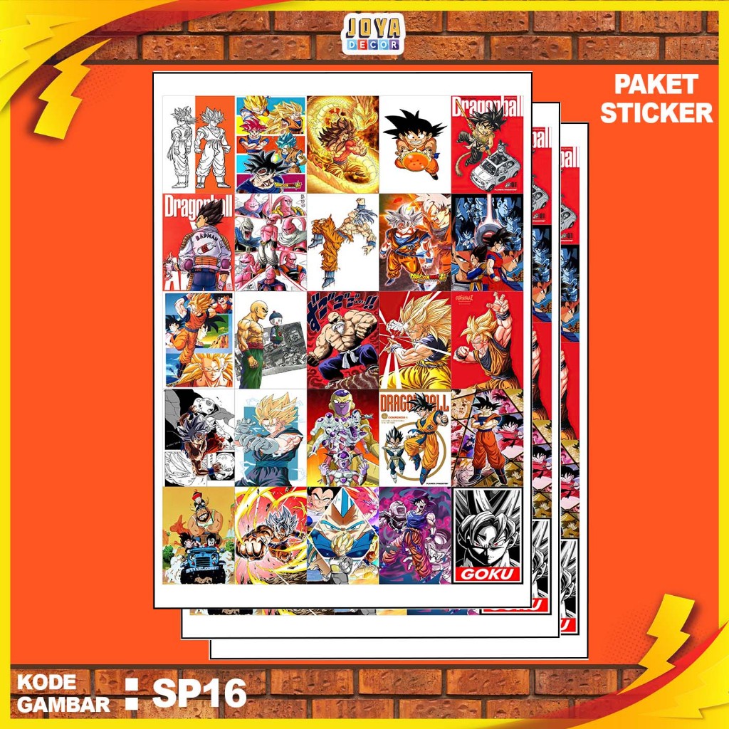 

GAMBAR STICKER DRAGON BALL1 / STIKER DRAGON BALL1 / PAKET STIKER DRAGON BALL1 PER 25 PCS / KODESP16