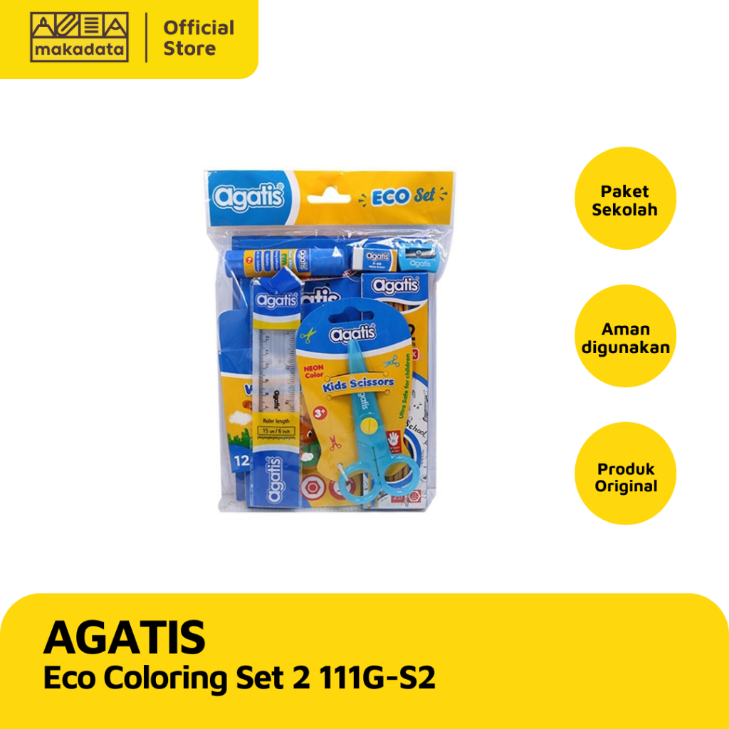 

AGATIS PAKET ECO COLORING SET2 (111G-S2) MURAH