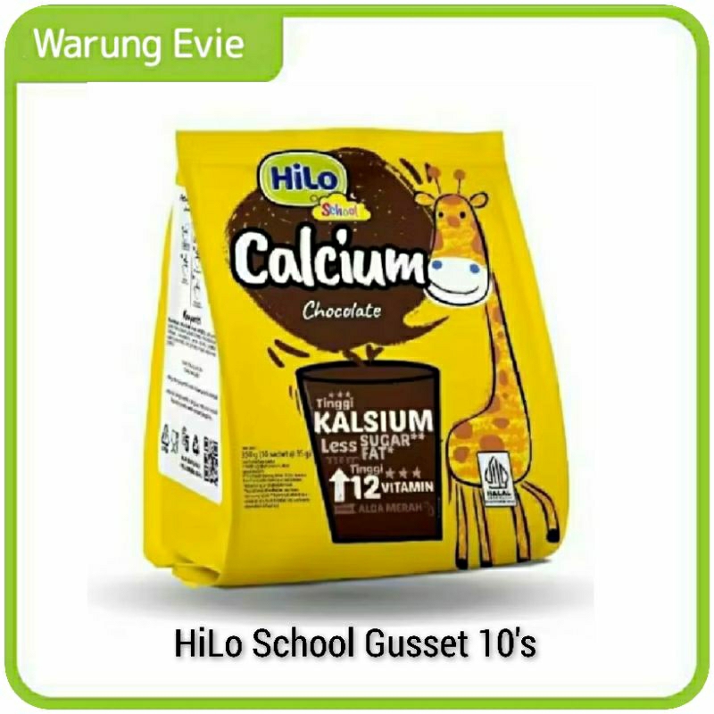 

HiLo SchooL ChoColate / Vanilla Gusset 350gram ( 10 Sachet )